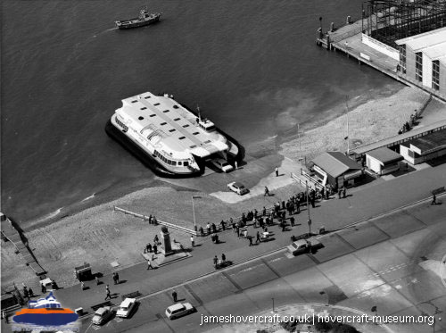 Vosper-Thornycroft VT1 in service -  (credit: The <a href='http://www.hovercraft-museum.org/' target='_blank'>Hovercraft Museum Trust</a>).